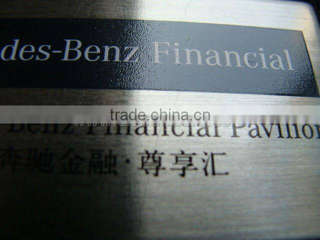 High quality custom name plate card