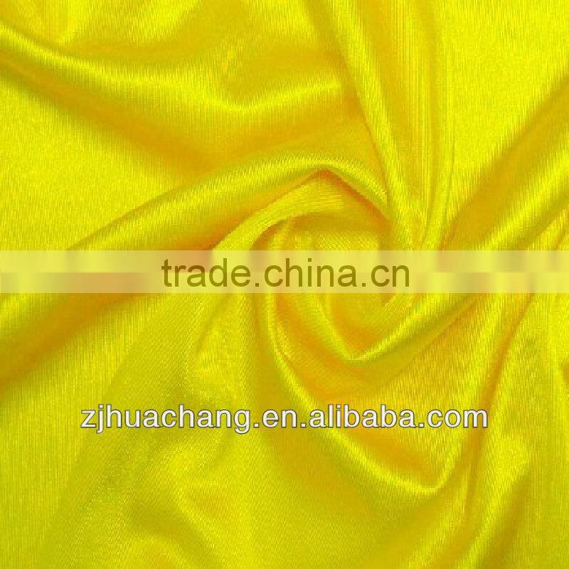 100% polyester plain dyed satin dazzle fabric