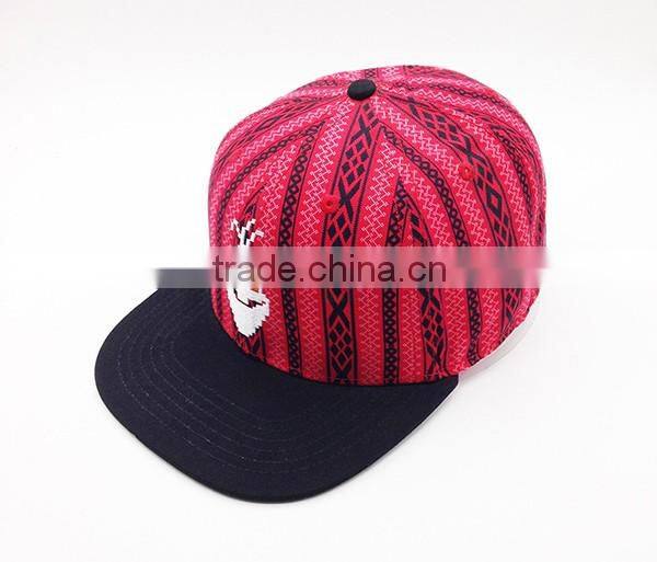Cool Plain Custom Embroidery Customize High Quality 5 Panel Acrylic Snapback Caps