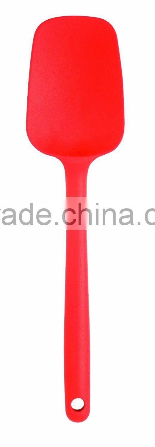 Easy to clean; dishwasher safe All Silicone Spoon Spatula