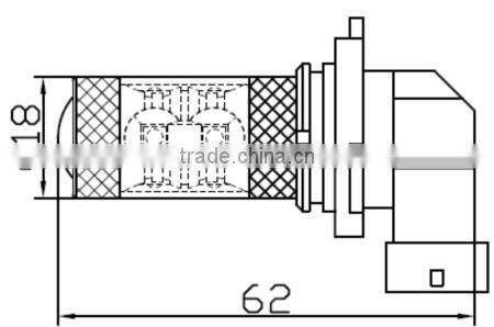 2015 new arrival 50w High power LED fog light for car