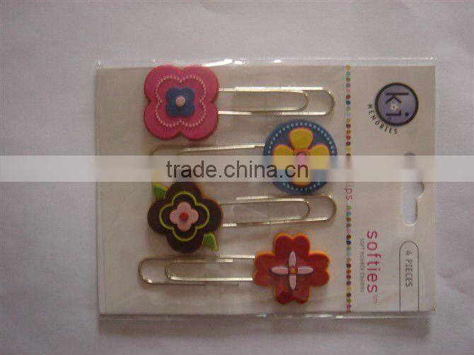 custom soft PVC promotion bookmark