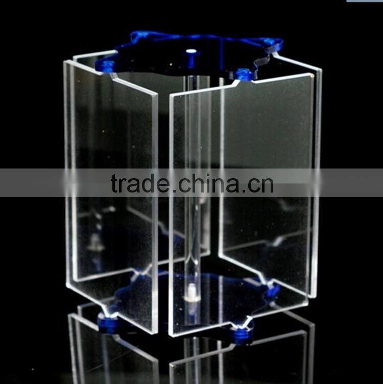 top trade in july customized 4 sides high clear acrylic photo frame wholesale