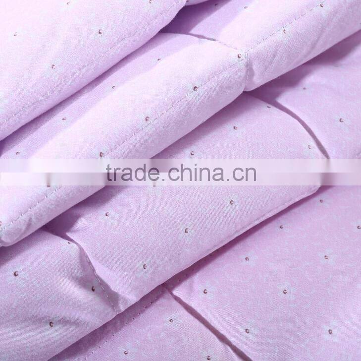 Factory price textile wholesale 100% polyester fabric quilt mircofiber filled cashmere quilt comforter blanket cover set