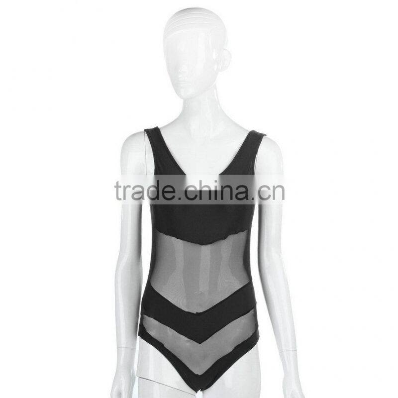 New Sexy Womens Mesh One-Piece Bikini Set Monokini Swimwear Swimsuit Beachwear