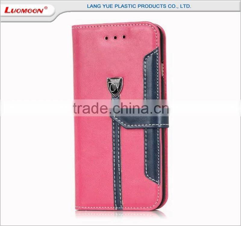 business mobile phone leather case for iphone 5 6 7 s plus