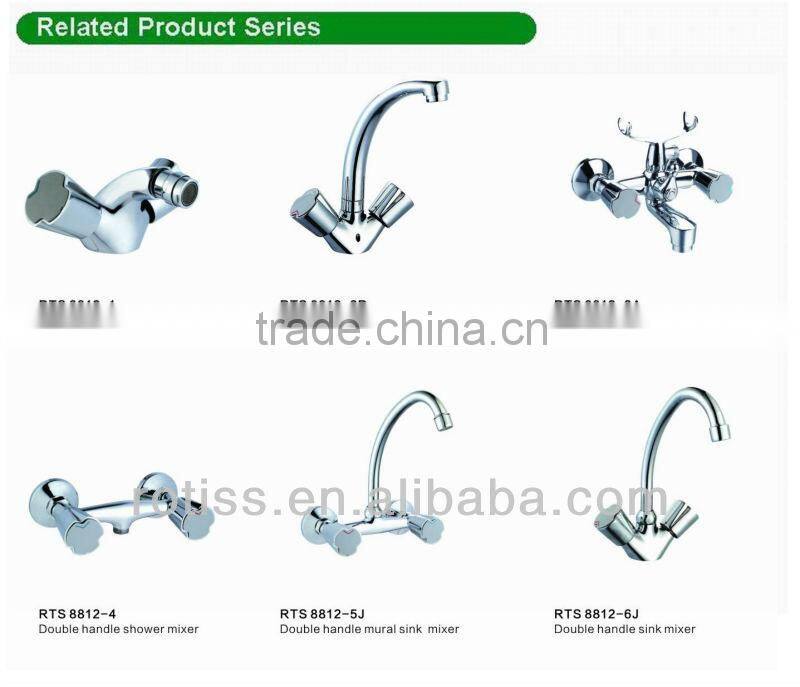 RTS8812-3A Doubel handle bath & shower water mixer