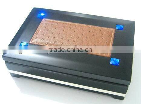 Guangzhou factory customized made-in-china decorative wooden boxes with lid(ZDW-075)