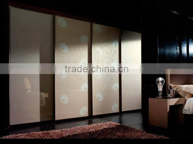 Homesung modern sliding door wooden bedroom wardrobe closet