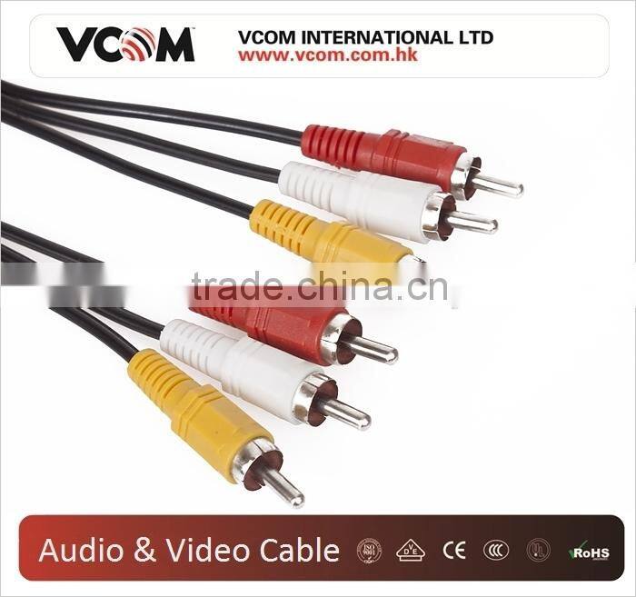 2015 Top Selling 3RCA Male to 3 RCA Male Cable Audio Video Cable