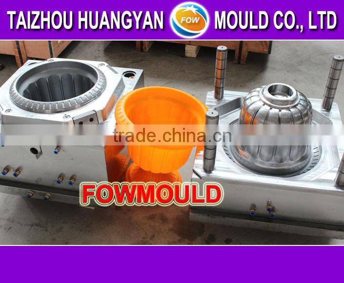 Custom high quality plastic flower pot mould