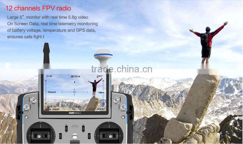 Walkera TALI H500 12Ch 3-axis FPV GPS Hexacopter Quadcopter drone w/ DEVO F12E Transmitter + G-3D Gimbal + iLook Camera