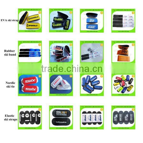 55*135mm nordic hook and loop ski holder with your own logo
