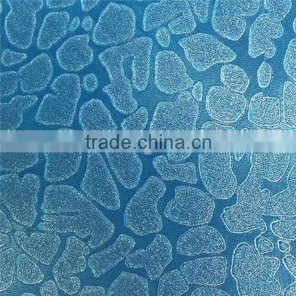 Custom printed decorative glitter paper roll