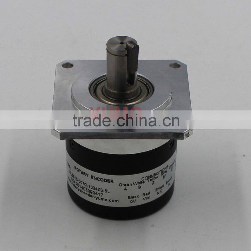 YUMO ISL5815 200PPR ip67 optical shaft rotary encoder pulse price incremental Flange Adapters rotary Encoders