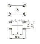FTVDM04-G73 6*6 4 pin smd micro push button tact switch ROHS