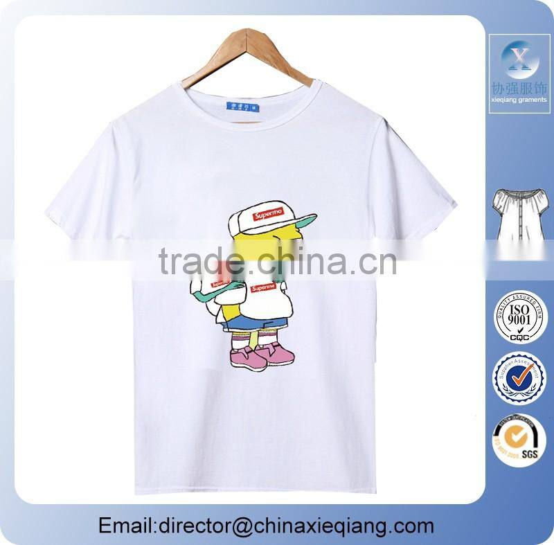 Hotsale t shirt custom with print logo/wholesale t-shirt women for sale