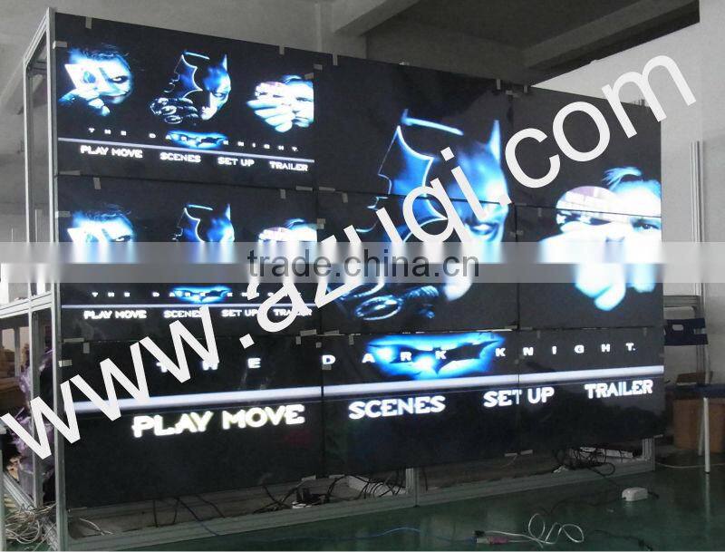 46 Inch 3x3 Ultra Slim Bezel LCD TV Walls Indoor Video wall for Expo