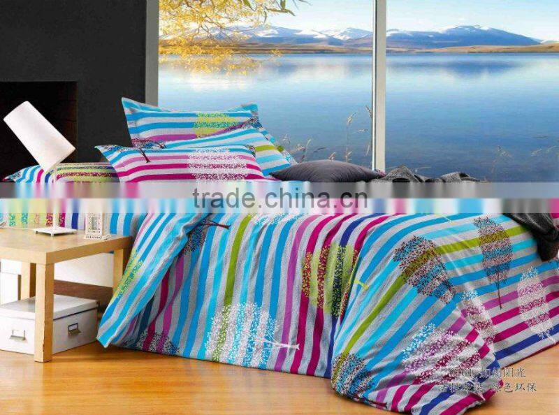 100 % polyester fabric home textile fabric for bedsheet inroll for home textile fabric