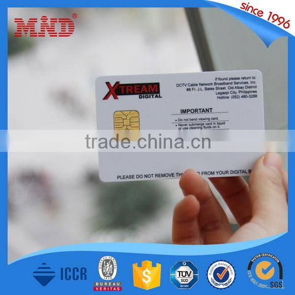 MDC15 CMYK offset printing chip FM4442 smart contact card