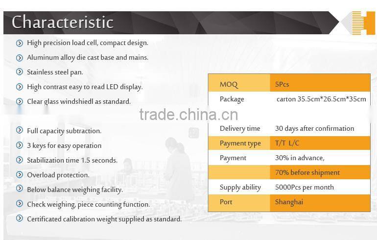 1mg 200g max load cell sensor LED display lab new electronic balance scale