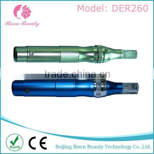 Professinonal Newest Corded or Cordless Meso Derma Stamp Pen with 2pcs Needle Catridage