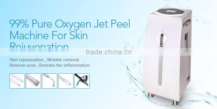 99% oxygen water purifier oxygen jet peel machine for skin care