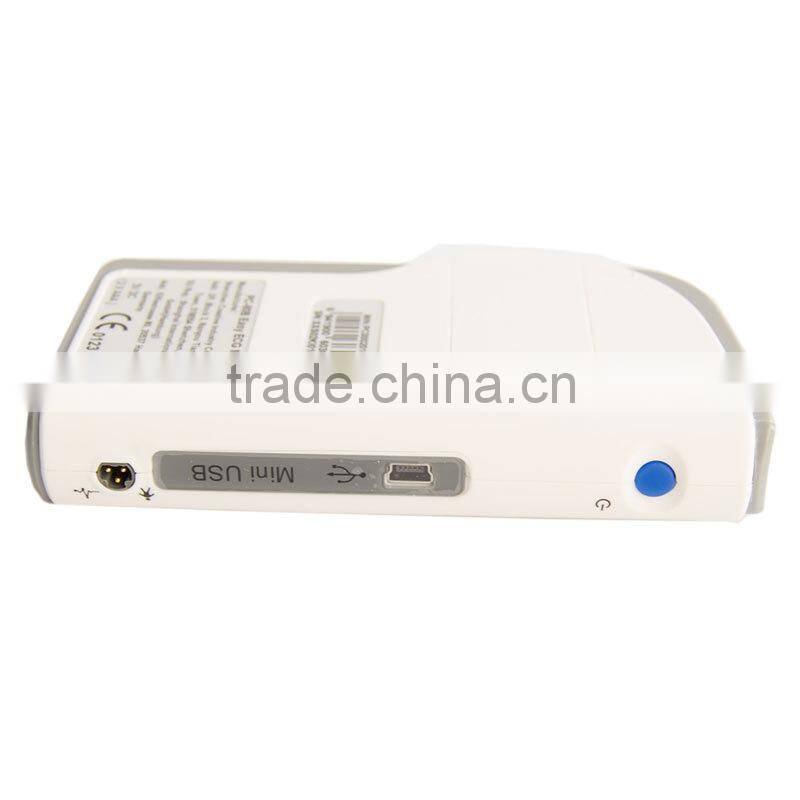 New arrival .Portable / Handheld Color Screen ECG EKG Heart Monitor PC-80B model -Maggie