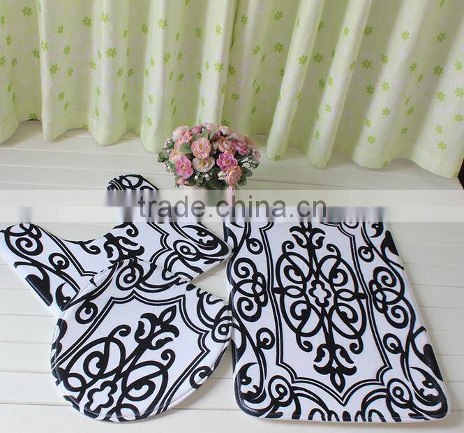 Cheap polyester microfiber absorbent bathmat bathroom rug with anti slip backing