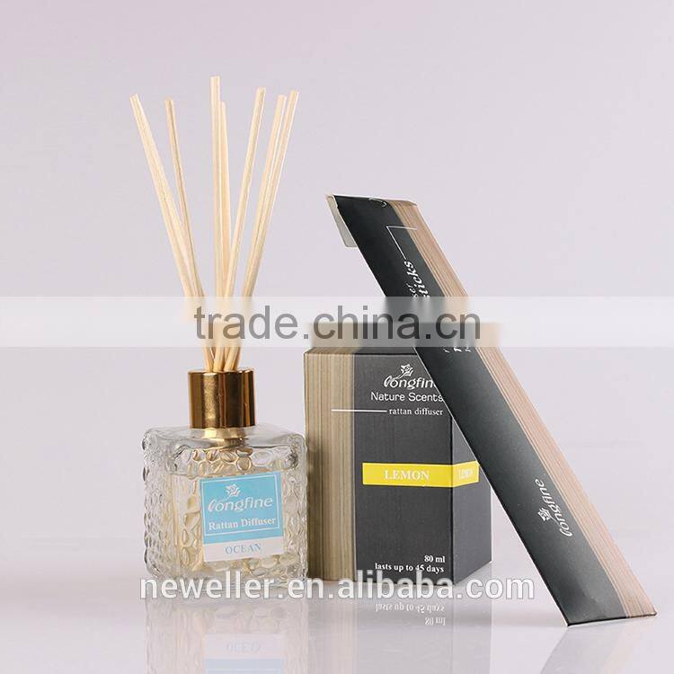 Facorable price decorative colorful jar reed diffuser with bottle