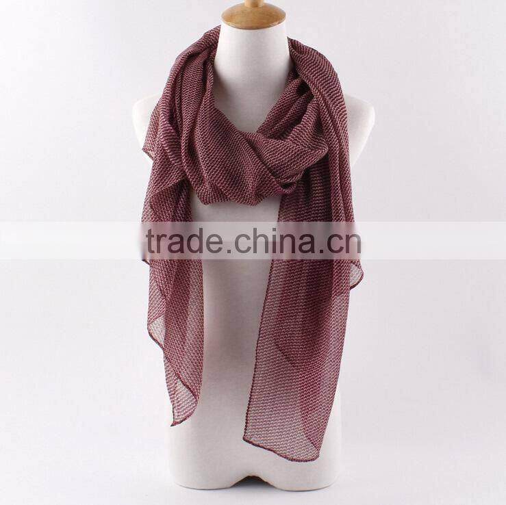Fashion Design Women's Long Print Cotton Voile Scarf Wrap Ladies Shawl Scarves & Wrap