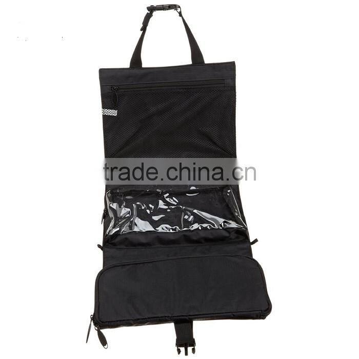 Nylon Unisex Hanging Toiletry Travel Kit hanging toiletry bag
