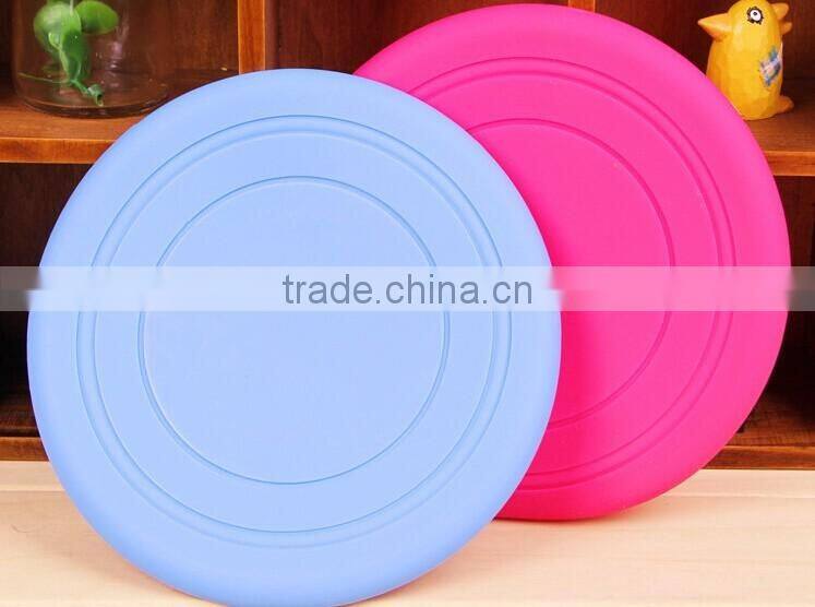 Wholesale low price frisbee premium quality dog toys silicone frisbee, environmental pet flying disk, non-toxic flying disc