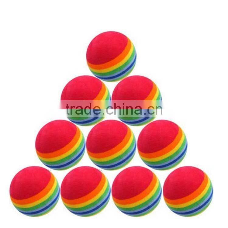 Golf Practice Balls Rainbow Sponge Foam Ball Training
