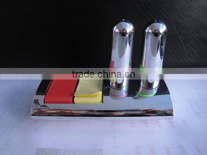 office stationery pen holder with sticke gift sets