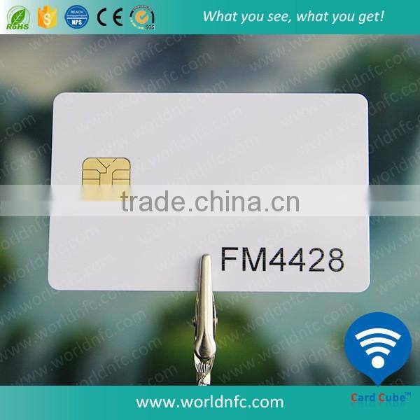 Blank Printable Plastic PVC FM24C512 FM4428 Contact Smart Card