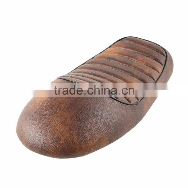 Brown/Black Hump Vintage Saddle Cafe Racer Cushion Seat for Suzuki GS for Yamaha XJ for Honda CB