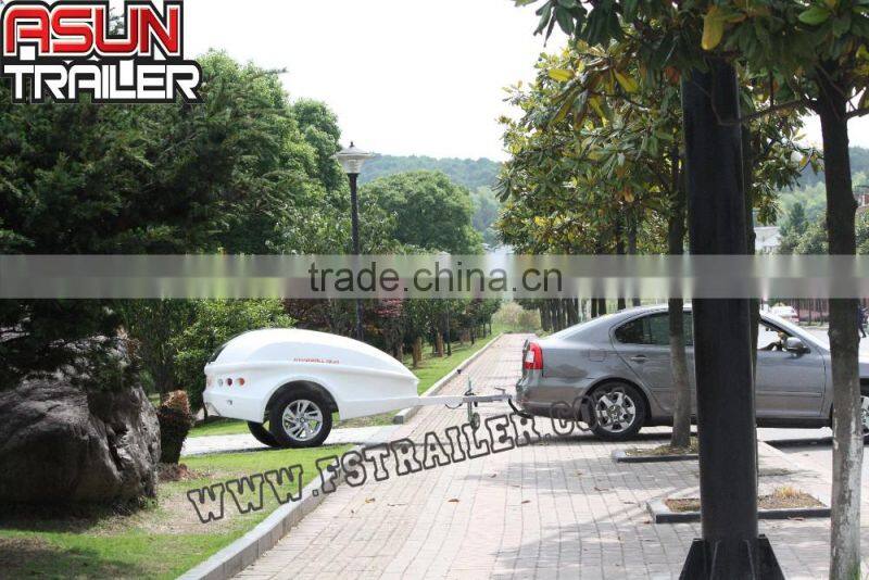 Newest mini fiberglass cargo trailer