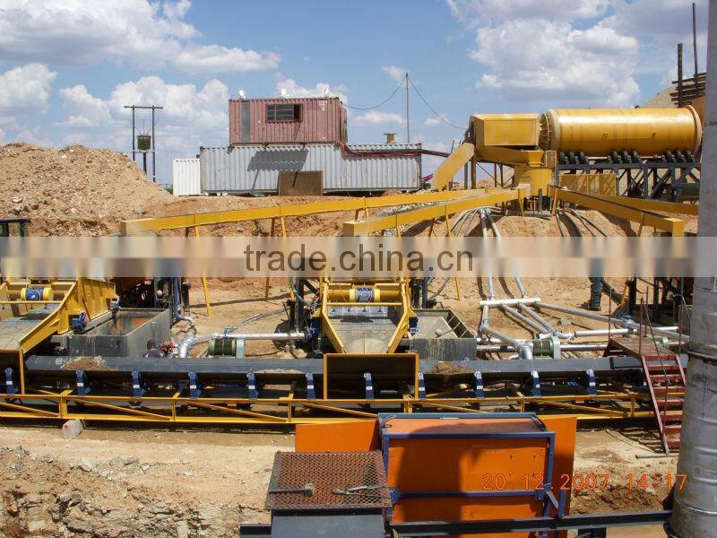 Trommel gold washing plant