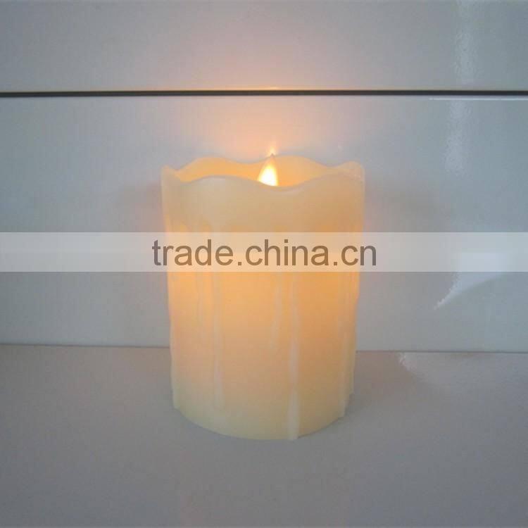 flameless led candles dripping dancing flame flickering flameless real wax candles with timer