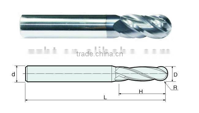 4EL tungsten carbide end mills