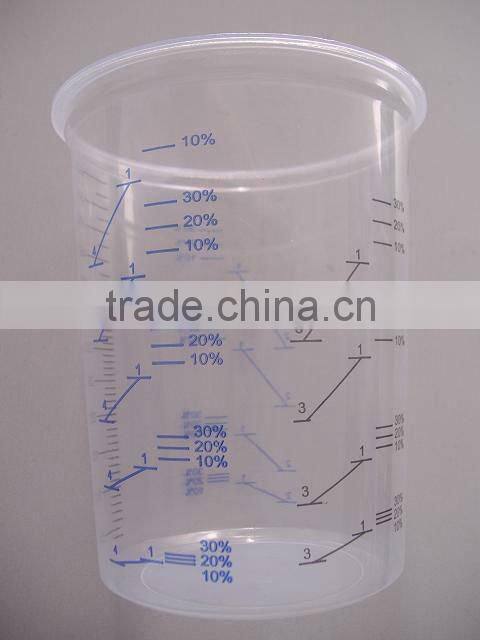 calibrated mixing cup set