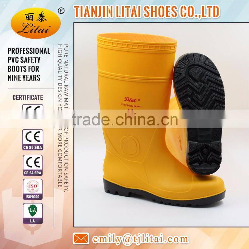 High Quality PVC Safety Gumboots PVC Rain Boots & Mining Gumboots