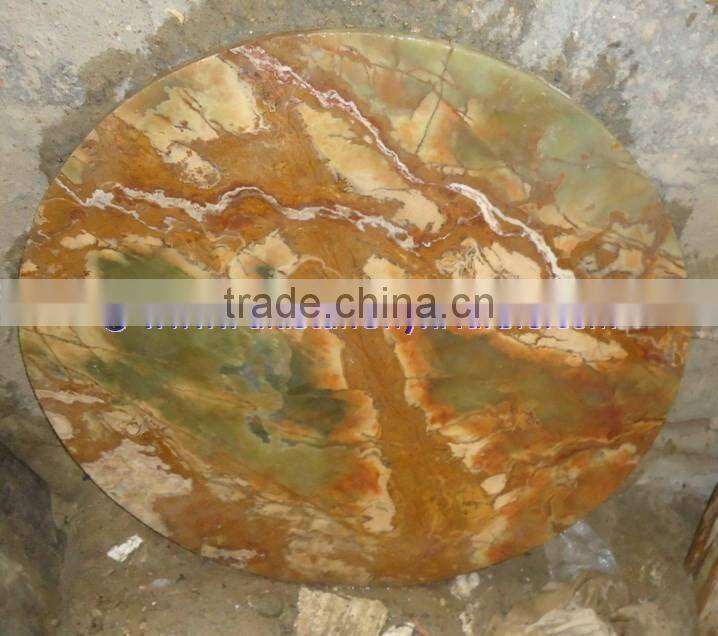 Best Top Quality MULTI GREEN ONYX TABLE TOPS COLLECTION
