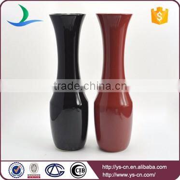 Modern decor lagena tall pure color vases made of clay