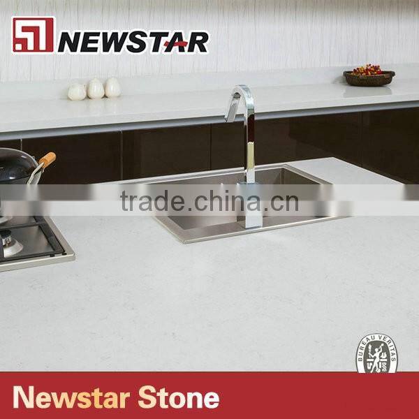 Newstar custom white quartz counter tops