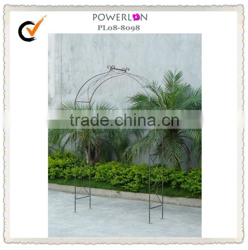 cottage gothic antique iron arbor arches