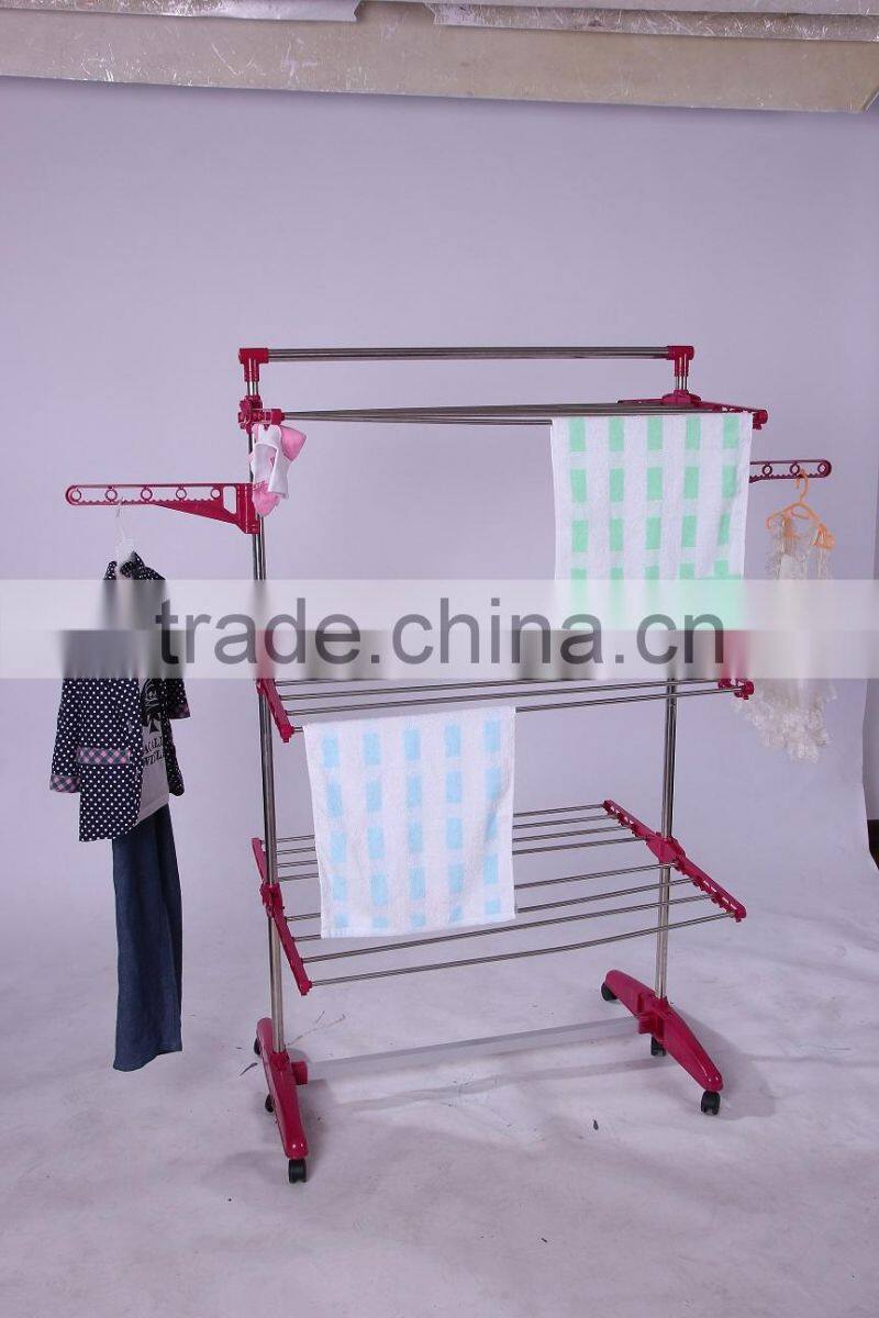 Heavy Duty Drying Rack System Compact Clothes Storage Organizer