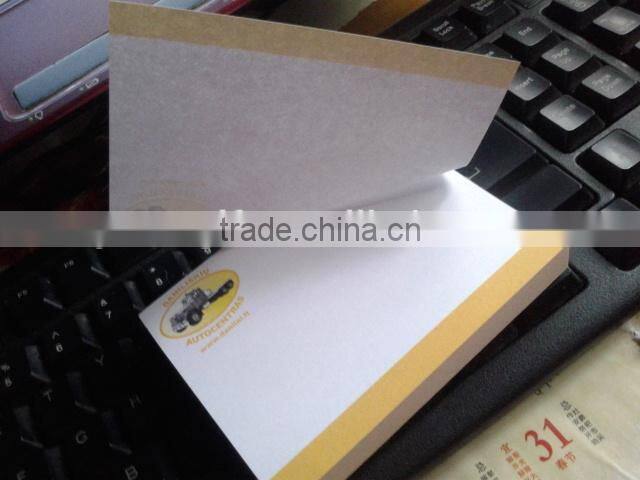 Custom logo full print 80g paper sticky Notes memo pad