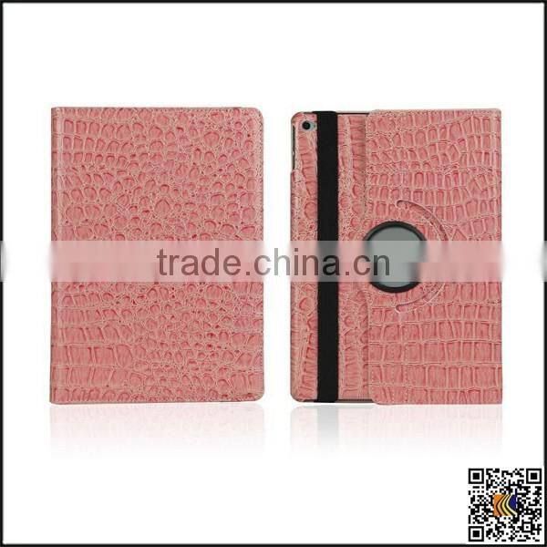 Crocodile pattern leather case flip leather case protective whirl covers for ipad air2